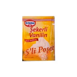 پودر وانیل شکری ۵ عدد دکتر اوتکر - dr.oetker
