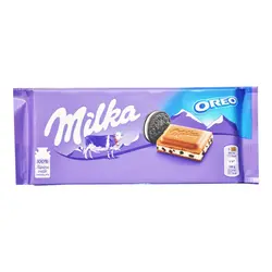 شکلات با کرم بیسکوییت اوریو ۱۰۰ گرم میلکا - milka