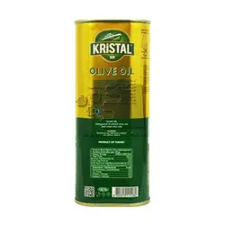 روغن زیتون بدون بو یک لیتر قوطی کریستال - kristal