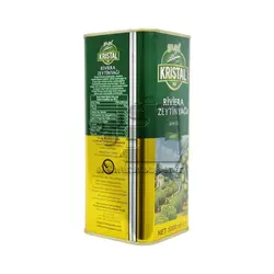 روغن زیتون بدون بو یک لیتر قوطی کریستال - kristal