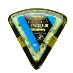 پنیر بلوچیز اکسترا کرمی ۱۰۰ گرم طلایی کاستلو - castello