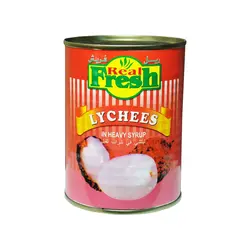 کمپوت لیچی ۵۶۰ گرم ریل فرش - real fresh