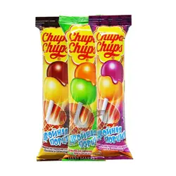 آبنبات چوبی دوقلو وانیل شکلات چاپا چاپس - chupa chups