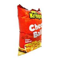 پفک پنیری توپی ( بدون گلوتن ) ۸۰ گرم مستر کریسپ - mr.krisps