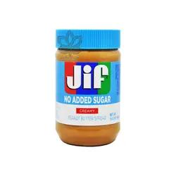 کره بادام زمینی کرمی ( بدون شکر افزوده ) ۴۴۰ گرم جیف - jif
