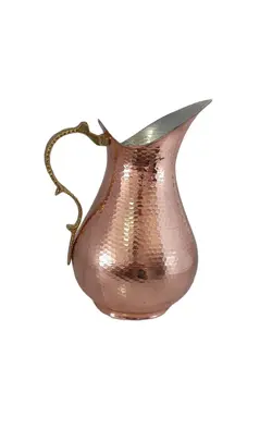 پارچ مسی اردکی دسته برنجی