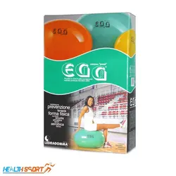 توپ بدنسازی لدراگوما مدل تخم مرغی 45 سانتی‌