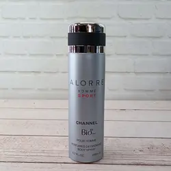 اسپری بدن مردانه BIO مدل ALORRE CHANNEL حجم 200 میلی لیتر