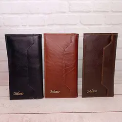 کیف پول جیبی مردانه چرم طبیعی Milano کد M08