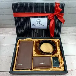 ست چرم صنعتی مردانه کد MD02