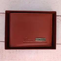 کیف پول جیبی مردانه چرم صنعتی Milano کد M10