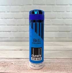 اسپری بدن مردانه BIO مدل blue dunehil حجم 200میلی لیتر