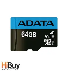 کارت حافظه microSDXC ای دیتا مدل Premier V10 A1 کلاس 10 استاندارد UHS-I سرعت 100MBps ظرفیت 64 گیگابایت - فروشگاه اینترنتی های بای | HiBuy