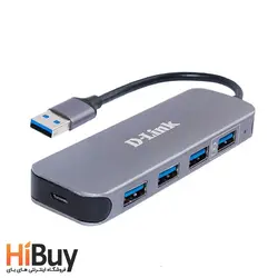هاب 4 پورت USB 2.0 دی-لینک مدل DUB-H4 - فروشگاه اینترنتی های بای | HiBuy