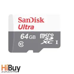 کارت حافظه microSDXC سن دیسک مدل Ultra کلاس 10 استاندارد UHS-I U3 سرعت 100MBps ظرفیت 64 گیگابایت - فروشگاه اینترنتی های بای | HiBuy