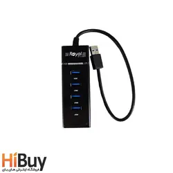 هاب 4 پورت USB 3.0 رویال مدل RH3-303