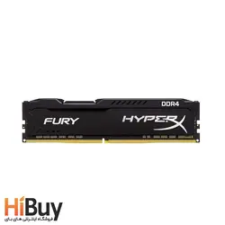 رم دسکتاپ DDR4 تک کاناله 3200 مگاهرتز CL18 کینگستون مدل HyperX Fury Black ظرفیت 16 گیگابایت - فروشگاه اینترنتی های بای | HiBuy