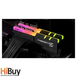 رم دسکتاپ DDR4 دو کاناله 4000 مگاهرتز CL18 جی اسکیل مدل TRIDENTZ RGB ظرفیت 64 گیگابایت