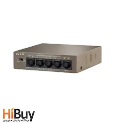 سوییچ 5 پورت 10/100 Mbps  تندا مدل TEF1105P-4-63W