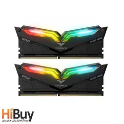 رم دسکتاپ DDR4 دو کاناله 3200 مگاهرتز CL16 تیم گروپ مدل T-Force Night Hawk RGB ظرفیت 32 گیگابایت - فروشگاه اینترنتی های بای | HiBuy