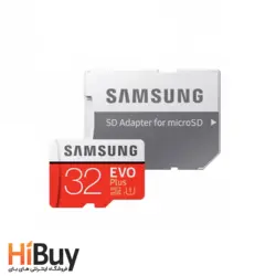 کارت حافظه microSDHC سامسونگ مدل Evo Plus کلاس 10 استاندارد UHS-I U1 سرعت 80MBps همراه با آداپتور SD ظرفیت 32 گیگابایت - فروشگاه اینترنتی های بای | HiBuy