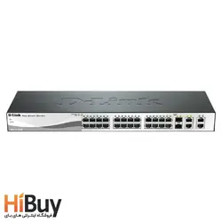 سوییچ 28 پورت 10/100 و اسمارت دی-لینک مدل DES-1210-28 همراه با چهار پورت گیگابیتی - فروشگاه اینترنتی های بای | HiBuy