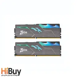رم دسکتاپ DDR4 دو کاناله 3200 مگاهرتز CL16 کینگ مکس مدل Zeus Dragon RGB ظرفیت 32 گیگابایت