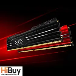 رم دسکتاپ DDR4 دو کاناله 3600 مگاهرتز CL18 ای دیتا مدل XPG GAMMIX D10 ظرفیت 16 گیگابایت