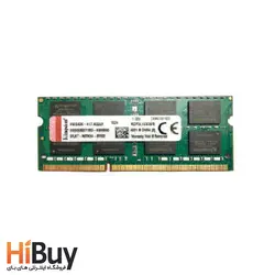 رم لپ تاپ DDR3L تک کاناله 12800 مگاهرتز CL18 كينگستون مدل  PC3L 12800MZ ظرفيت 4 گيگابايت