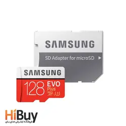 کارت حافظه microSDXC سامسونگ مدل Evo Plus کلاس 10 استاندارد UHS-I U3 سرعت 100MBps همراه با آداپتور SD ظرفیت 128 گیگابایت - فروشگاه اینترنتی های بای | HiBuy