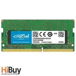 رم لپ تاپ DDR4 تک کاناله 2666 مگاهرتز CL19 کروشیال مدل CT000000XX000X ظرفیت 8 گیگابایت - فروشگاه اینترنتی های بای | HiBuy