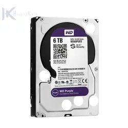 هارددیسک اینترنال وسترن دیجیتال مدل Purple WD60PURZ ظرفیت 6 ترابایت اصلی