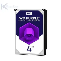 هارددیسک اینترنال وسترن دیجیتال مدل Purple WD40PURX ظرفیت 4 ترابایت اصلی