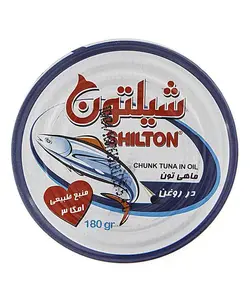 کنسرو ماهی با درب کلیدی شیلتون 180گرمی