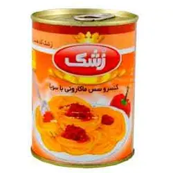 کنسرو سس ماکارونی با سویا زشک 380 گرمی