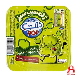 ژﻟﻪ آماده با طﻌﻢ سیب سبز ﻏﻨﻲ شده دنت 80 گرمی