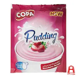 پودینگ توت فرنگی 125گرمی کوپا