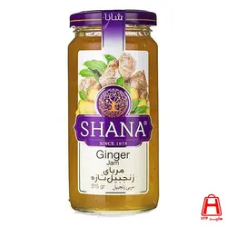 مربا زنجبیل شیشه بلند شانا 310 گرمی