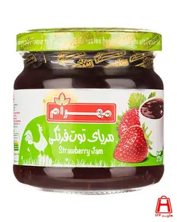 مربا توت فرنگی 275 گرمی مهرام