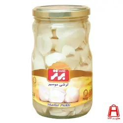 ترشی موسیر سفید برتر 700گرمی