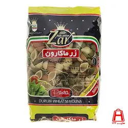 ماکارونی سبزیجات شلز 500 گرمی زرماکارون