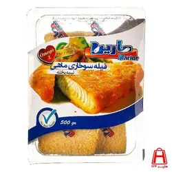 فیله سوخاری ماهی نیمه پخت مارین 500گرمی