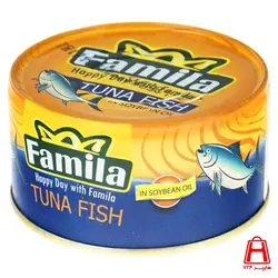 تن ماهی در روغن سویا 180 گرمی فامیلا