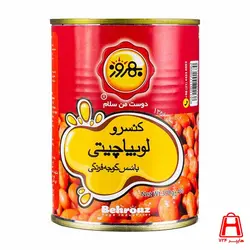 کنسرو لوبیا چیتی 390 گرمی بهروز