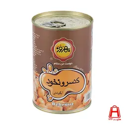 کنسرو نخود طلایی 410گرمی بهروز