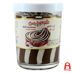 شکلات صبحانه لیوانی دو رنگ 250 گرمی شوکوپارس