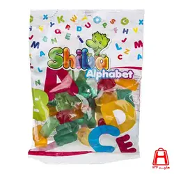 پاستیل حروف الفبا 180 گرمی شیبابا