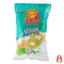 اسنک رینگی پنیری پیاز و جعفری لوسی