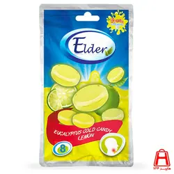 آبنبات اكالیپتوس با طعم لیمو بسته سلفونی 8 عددی 20- الدر