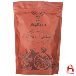 حلوا مسقطی انار و زرشک ژله ای پاکت زیپ دار 400 گرمی شیگوار